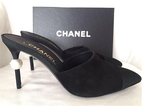 buy chanel pearl mules|chanel pre owned shoes.